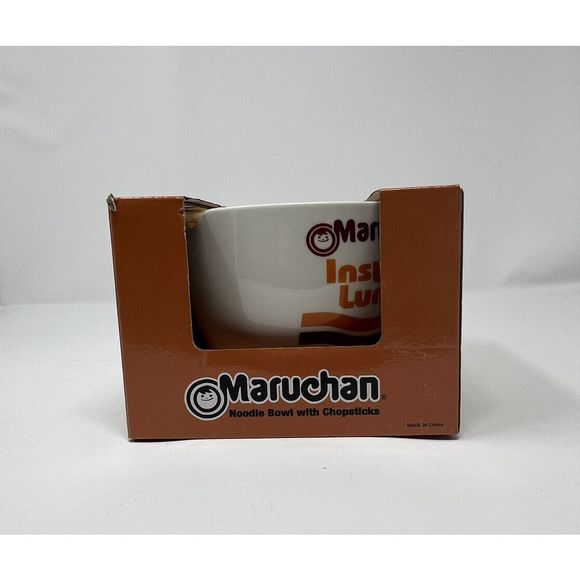 Maruchan Noodle Bowl with Chopsticks Dishwasher Microwave Safe Ramen Noodles - Picture 3 of 6